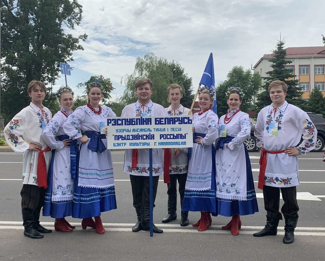 В фестивале «Днепровские голоса в Дубровно» приняла участие вокальная группа образцового ансамбля Прыдзвiнскiя россыпы 